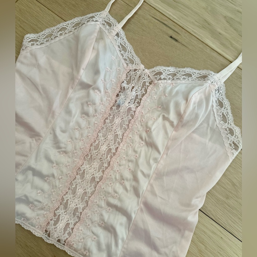 Light pink vintage camisole size 36 or small